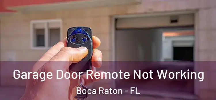  Garage Door Remote Not Working Boca Raton - FL