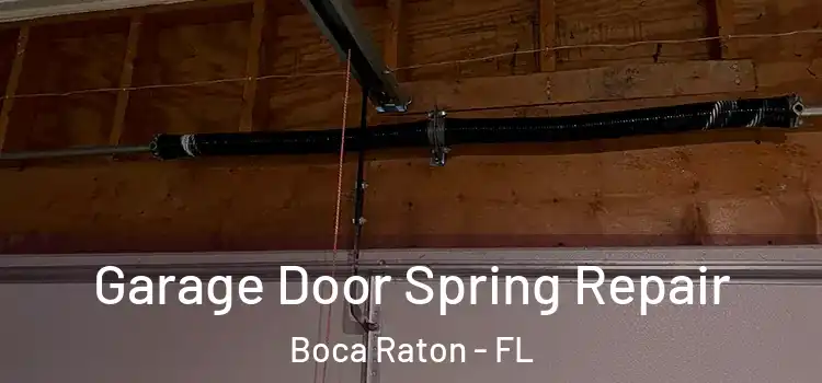  Garage Door Spring Repair Boca Raton - FL